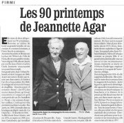 Les 90 ans de Jeannette